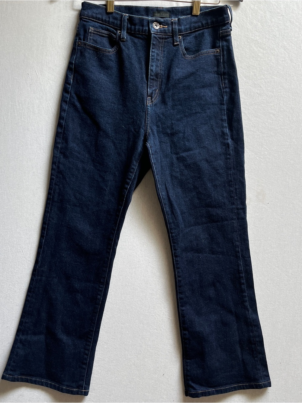 Uniqlo Dark Blue Straight-Leg Denim Jeans Size 6